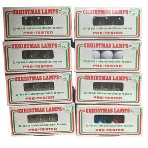 Vintage C-9 1/4 Replacement Bulbs - NEW OLD STOCK